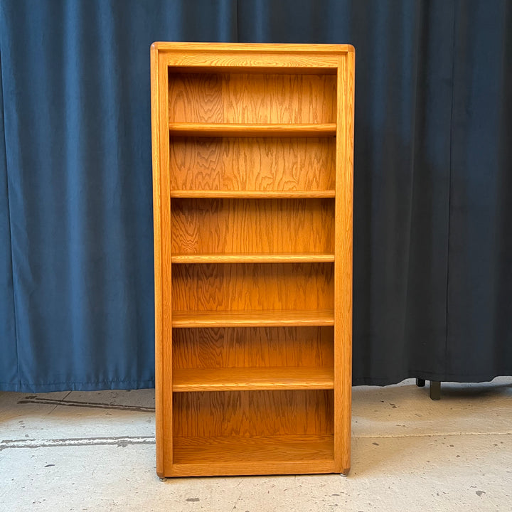 Tall Oak Bookcase