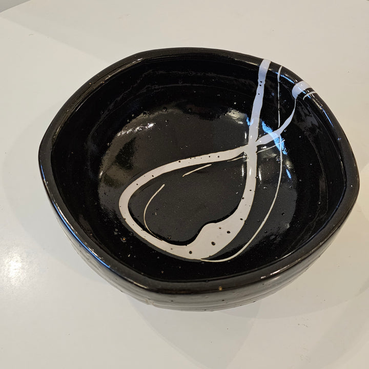 Joe Singewald Ceramics - Black & White Bowl