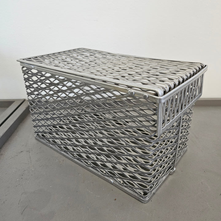 Aluminum Mesh Basket w/ Lid