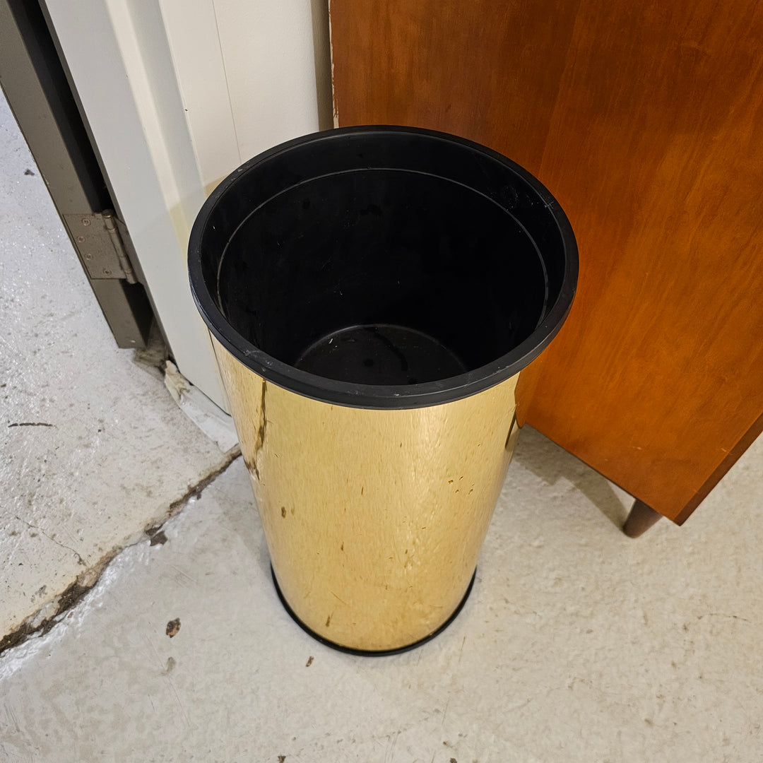 Gold Cylindrical Planter