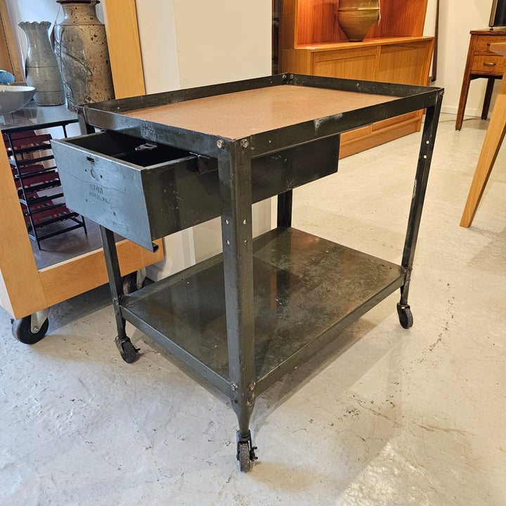 Metal Cart w/ Drawer by Lyon