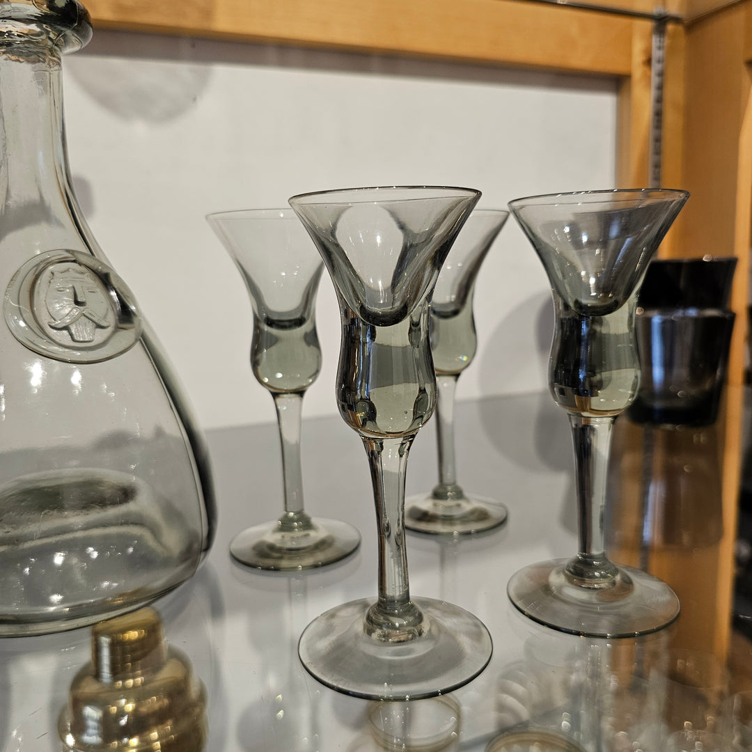 (4) Holmegaard Aquavit Glasses by Jacob Bang