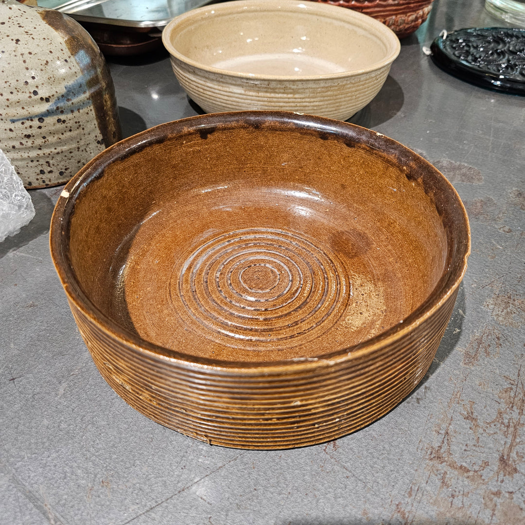 Zanesville Pottery Shallow Bowl - As Found