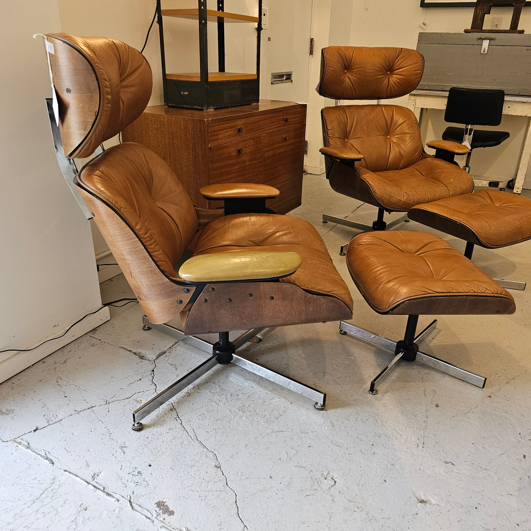 Plycraft "Eames Style" Lounge Chair & Ottoman