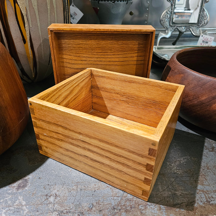 Wood Lidded Box