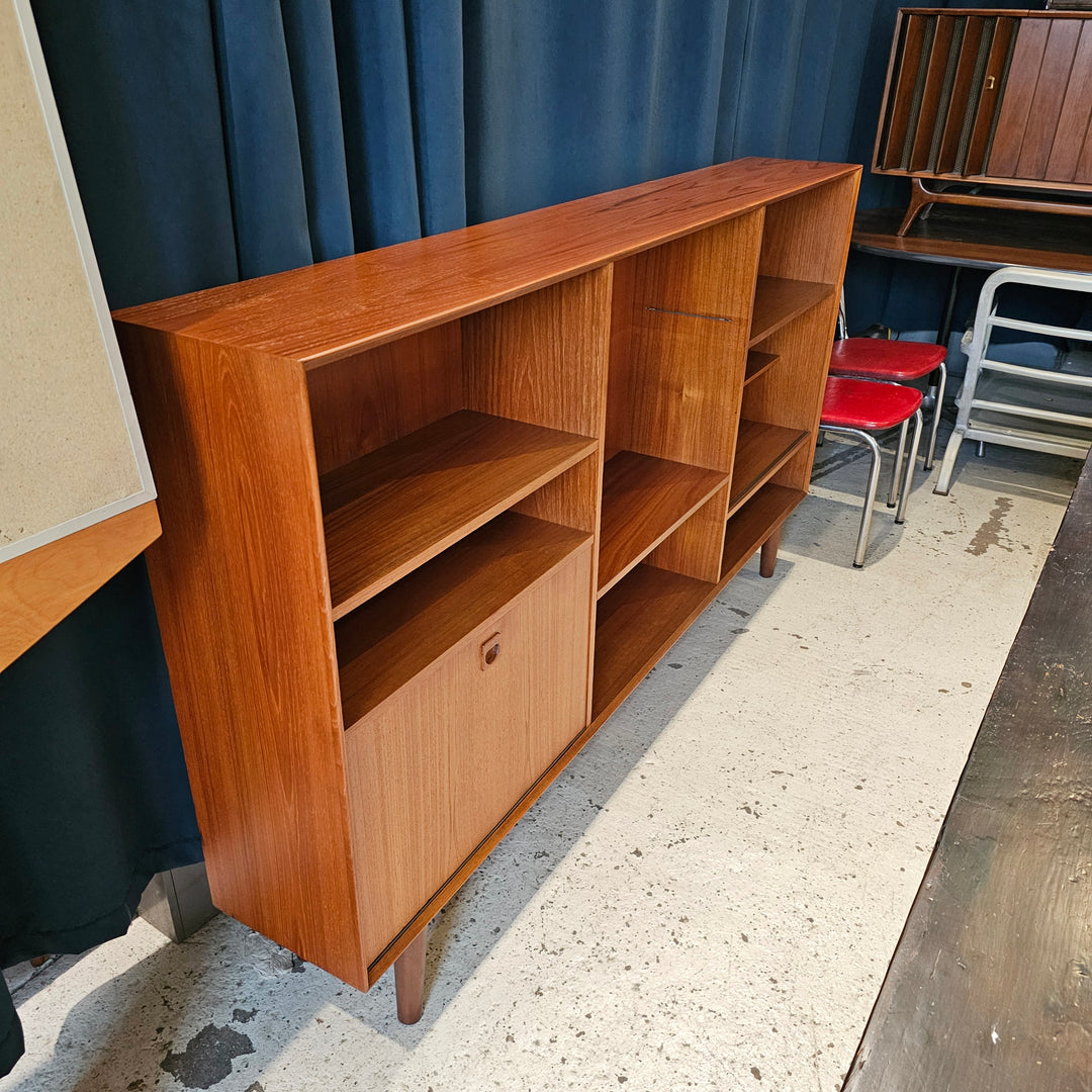 Midcentury Teak Raised Bookcase