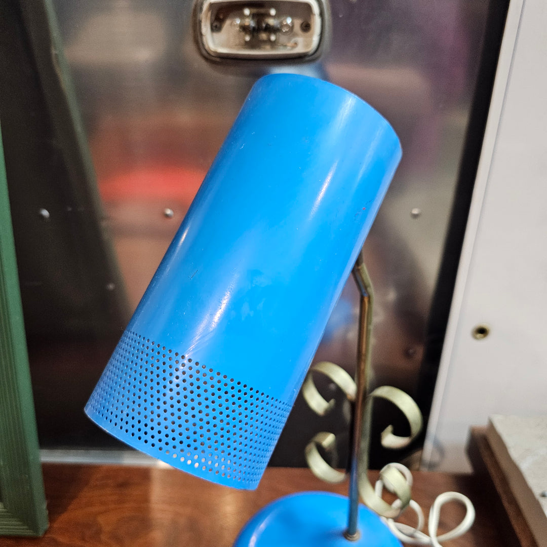 Vintage Blue Desk Lamp