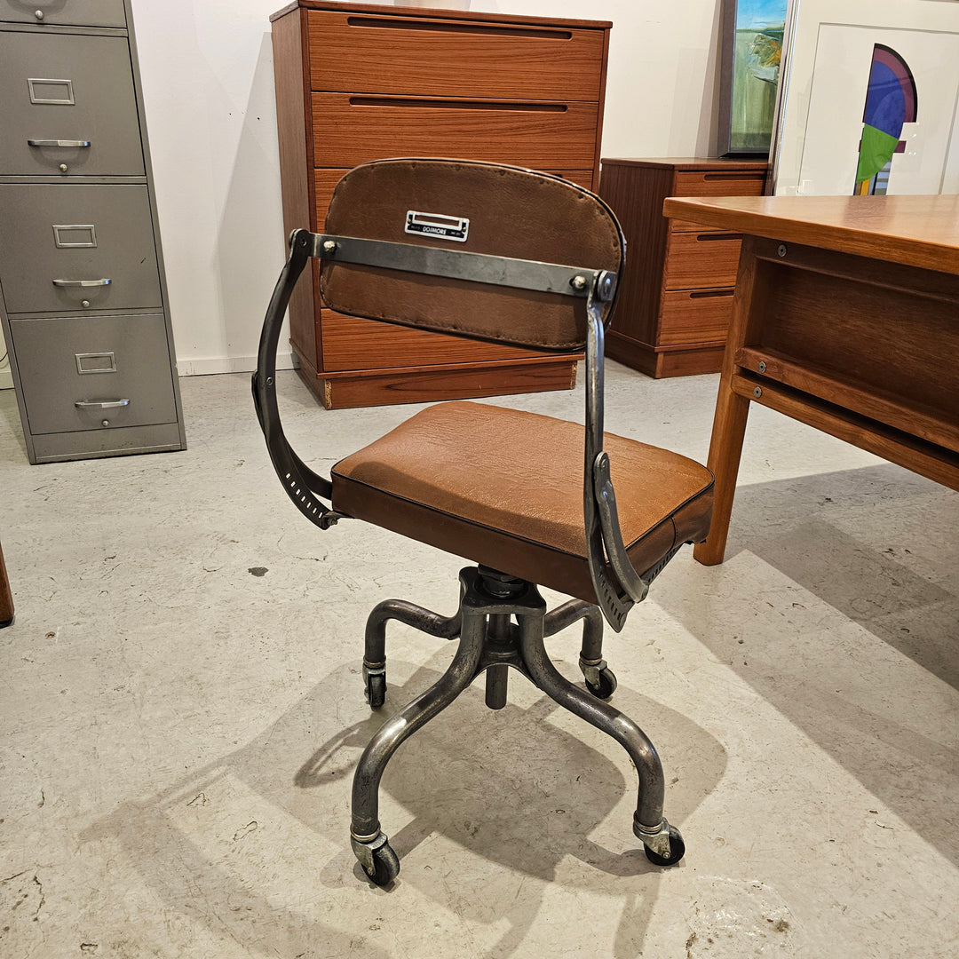 Industrial Do / More Swivel Task Chair (Brown)