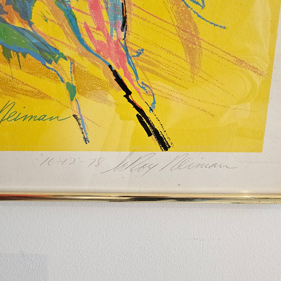 'Show Jumper' by LeRoy Neiman Pencil Signed & Dated