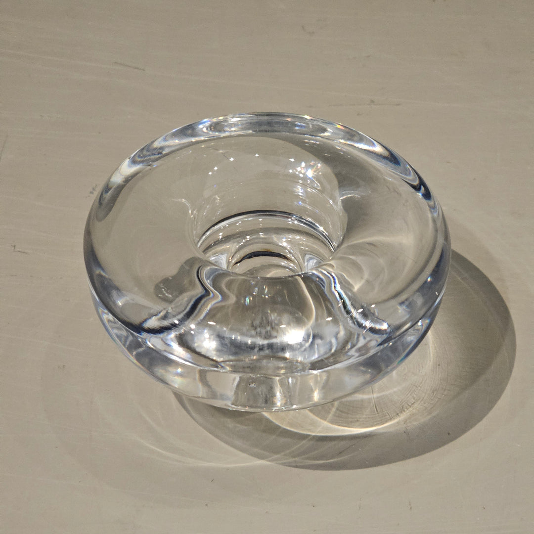 Dansk Glass Candleholder