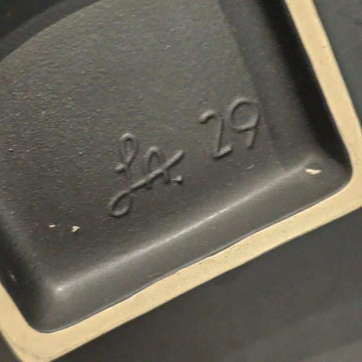 Creacera 12" Decorative Ceramic Raised Plate, 1980s