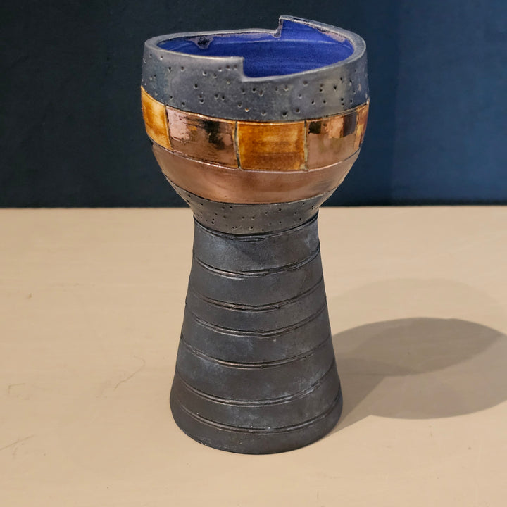 6.5" Signed Icelandic Ceramic Cup / Vase