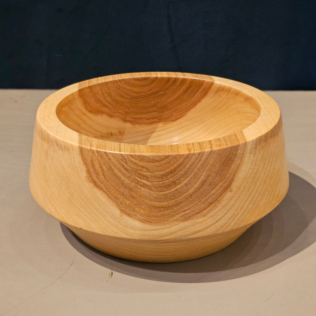 Ash Wood Bowl - Signed Dennis Ciesielski