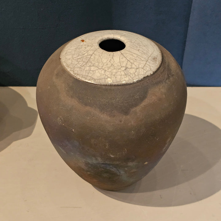 Raku Pottery Vase Artist - Sweeney