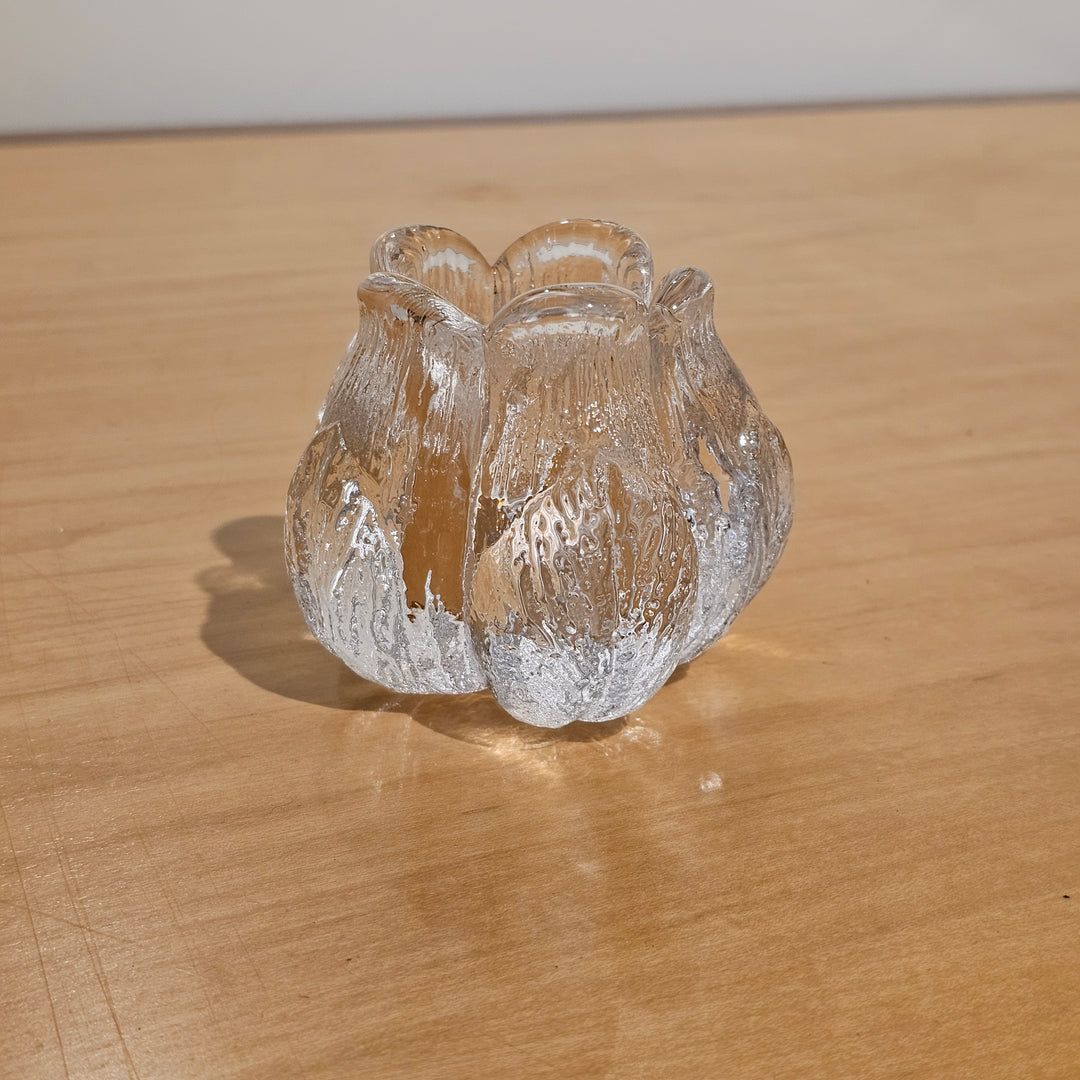 Kosta Boda Rosebud Crystal Votive Holder