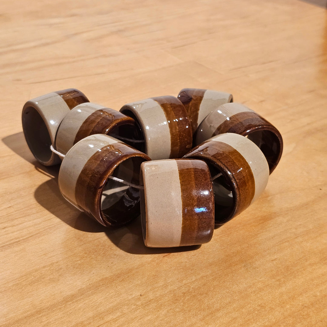 Ceramic Napkin Rings (8)