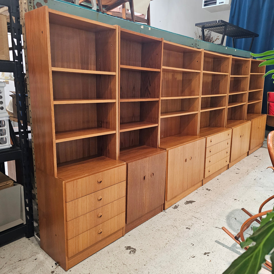 Petite Teak Shelving Unit