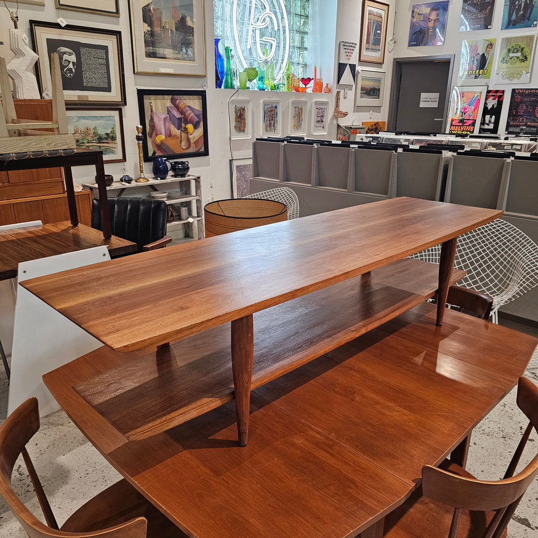 Vintage Two Tiered Walnut Coffee Table