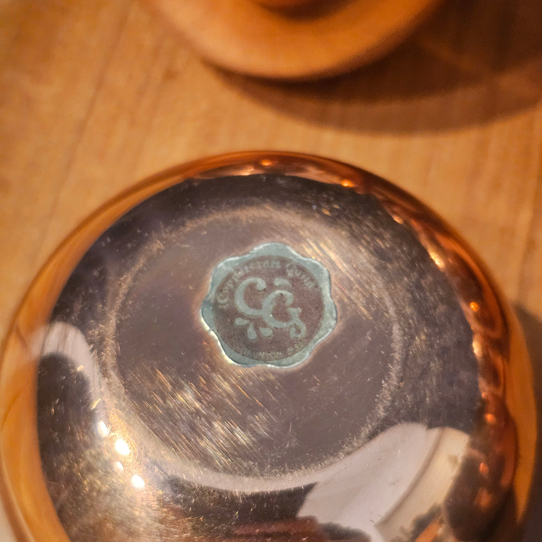 (8) Copper Roly Poly Tumblers