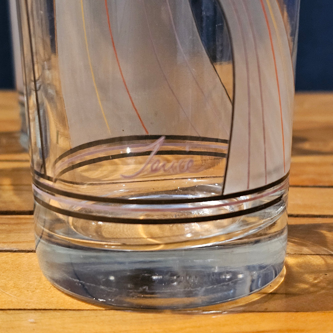 (4) Highball Colorwave Glasses