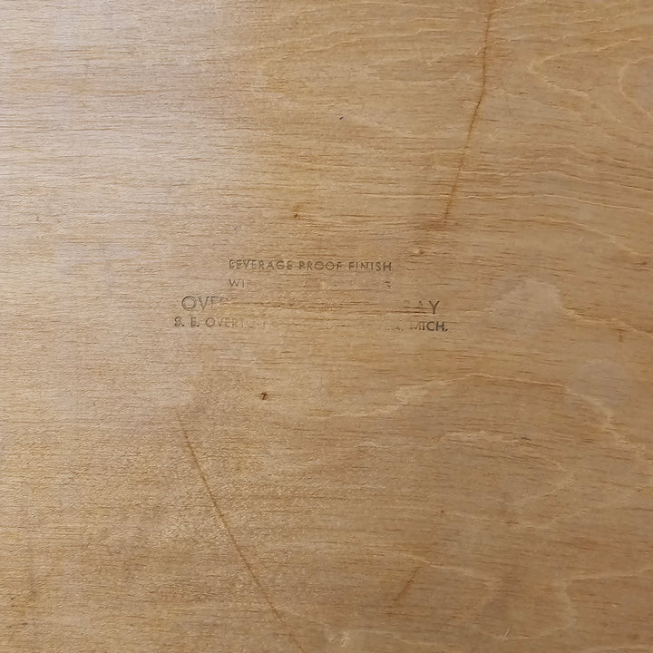 Large Wood Tray w/ Decorative Handles