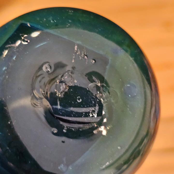 Signed Artist Glass Bud Vase