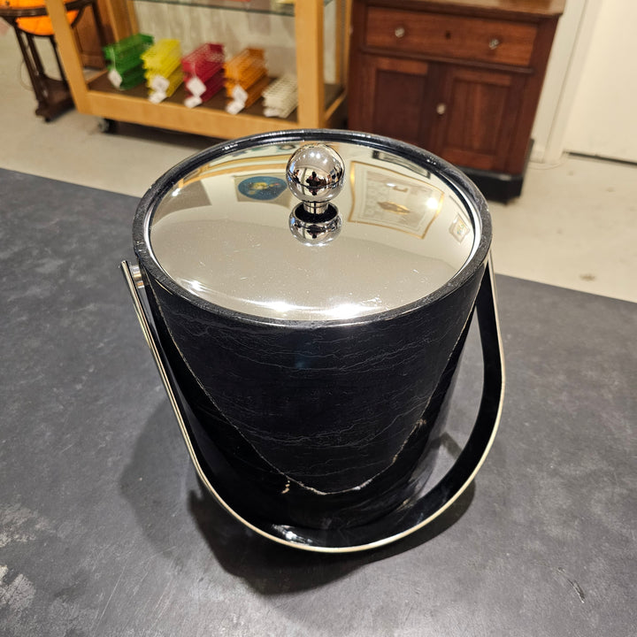 Kraftware Faux Black Marble Ice Bucket