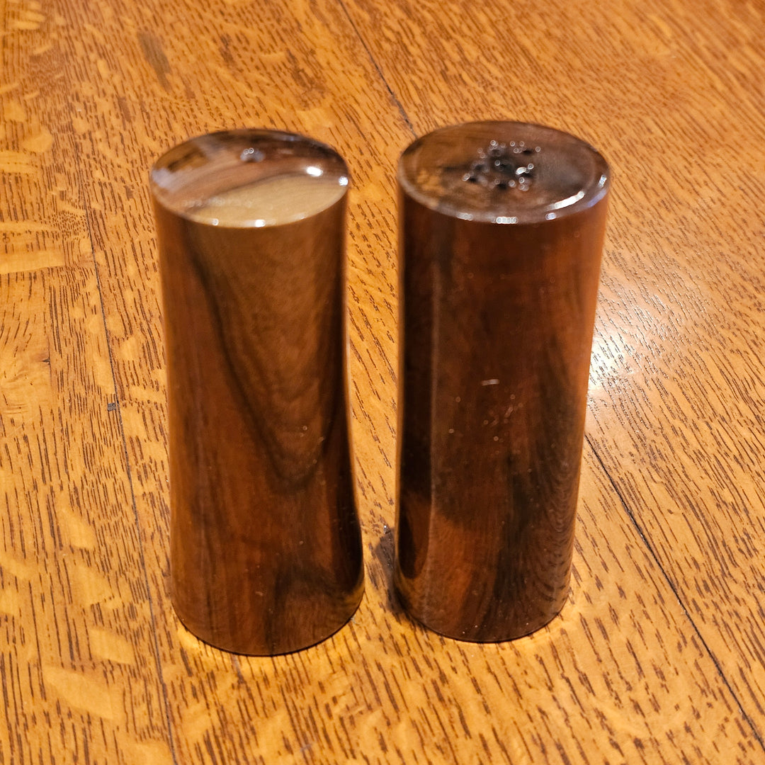 Burl Salt & Pepper Shakers