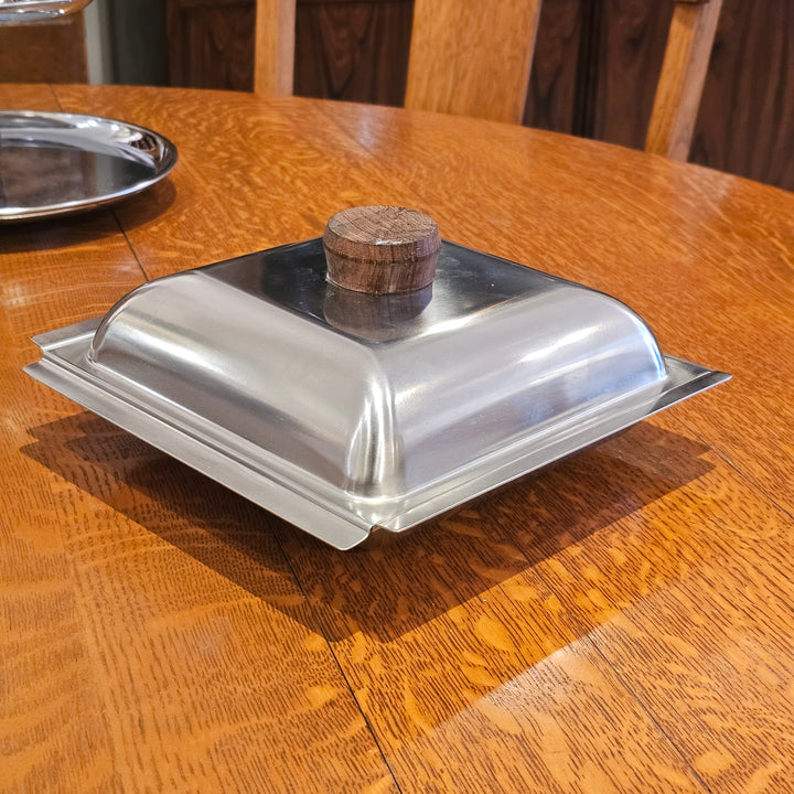 Kalmar 18/8 Stainless Steel Covered Tray