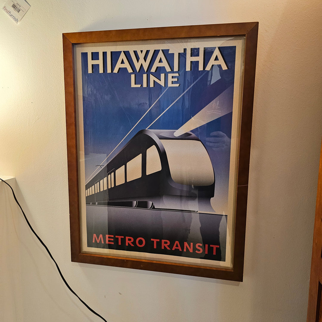 Hiawatha Line Framed Poster