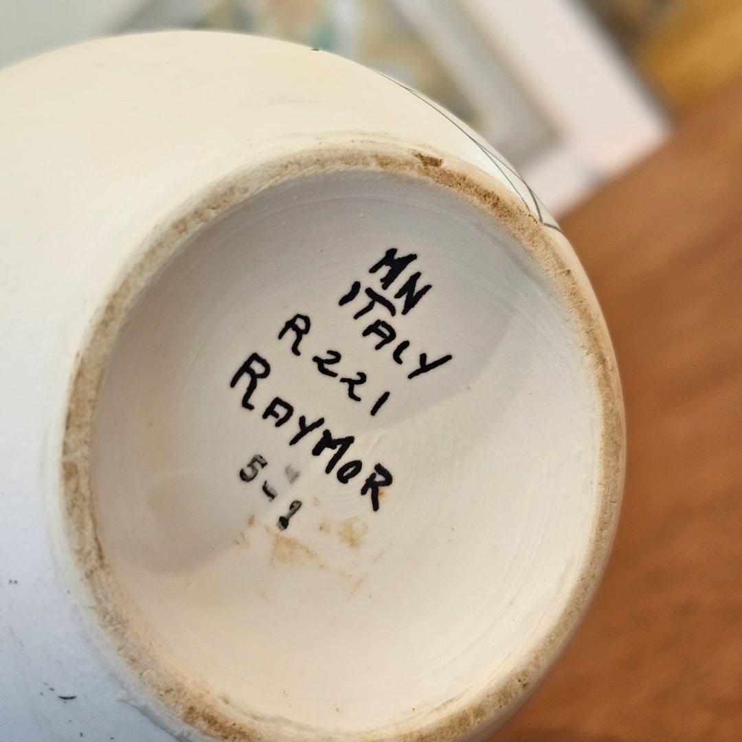 Handpainted Italian Pitcher w/ Stopper (Raymor)