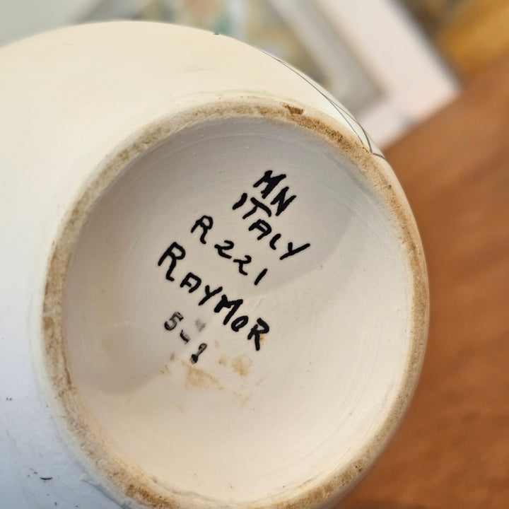 Handpainted Italian Pitcher w/ Stopper (Raymor)