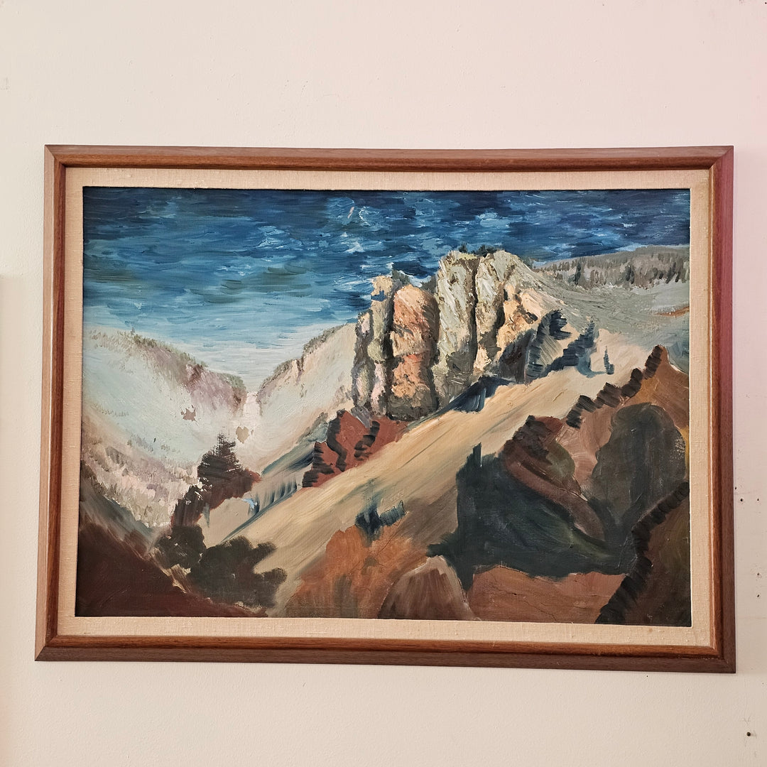 Vintage Framed Landscape