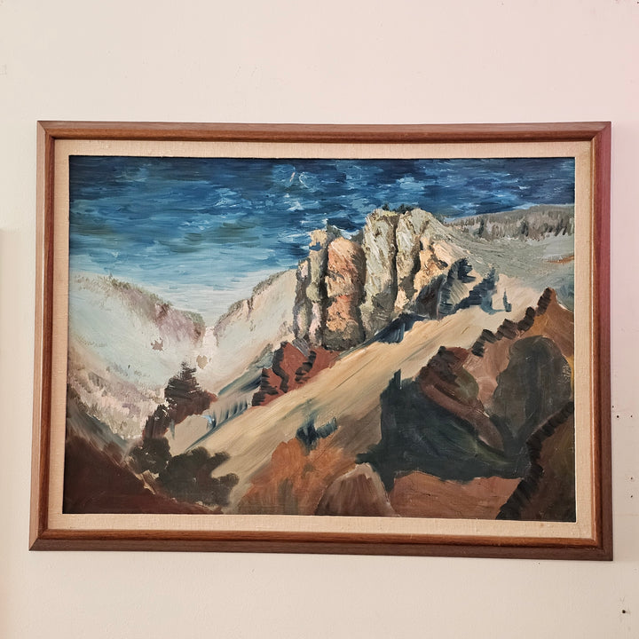 Vintage Framed Landscape