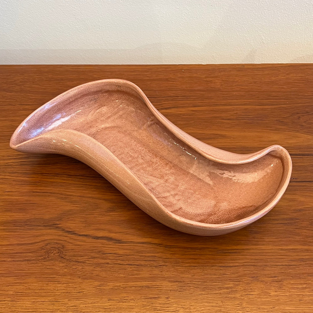 Red Wing Pinkish Brown Ceramic Dish (M1447)