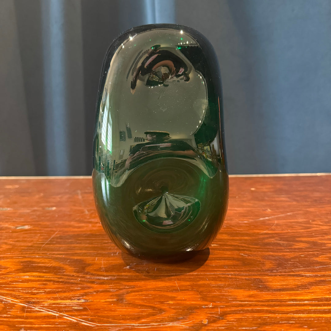 Dark Green Blenko Green Vase