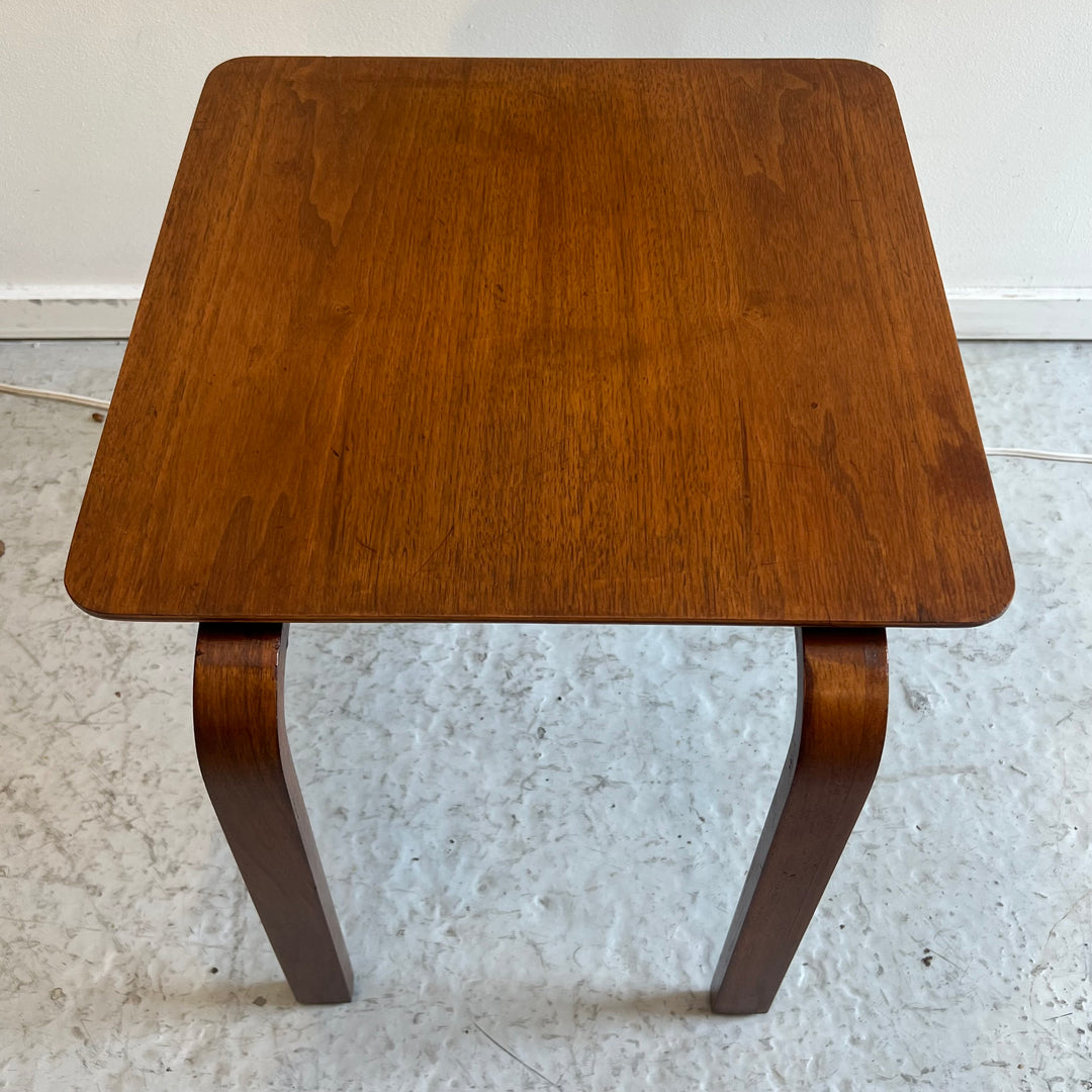 Danish Bentwood Side/End Table