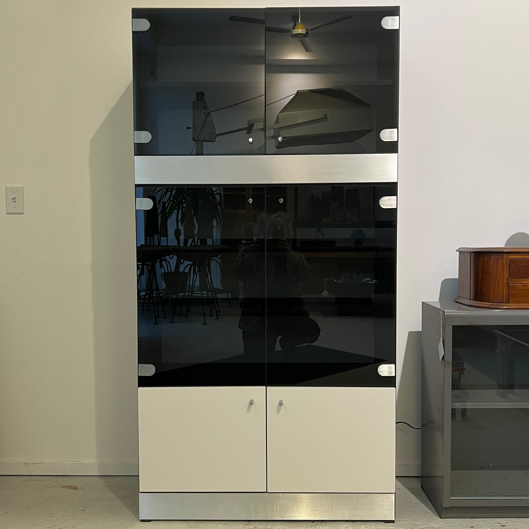Late 1970s Minimalist Lighted Cabinet