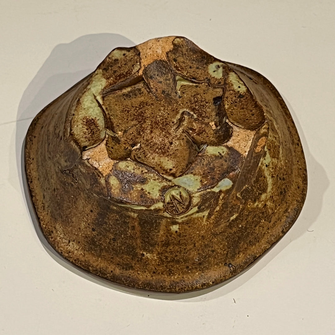 1970s Studio Pottery Hexagonal Bowl