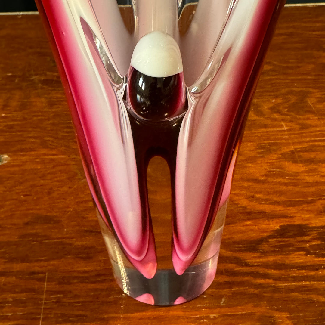 Pink Glass Vase