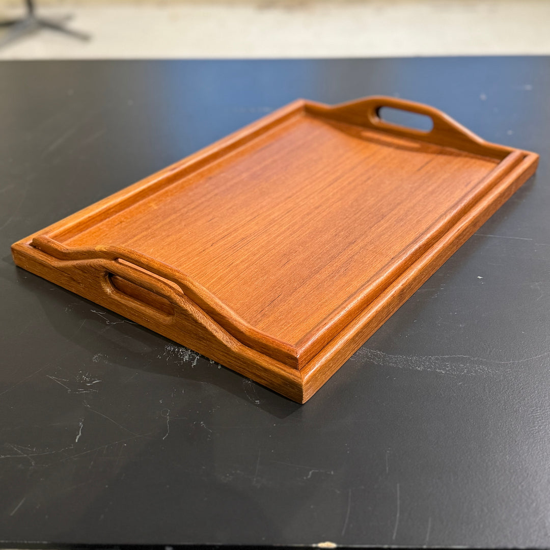 Pair of Teak Trays