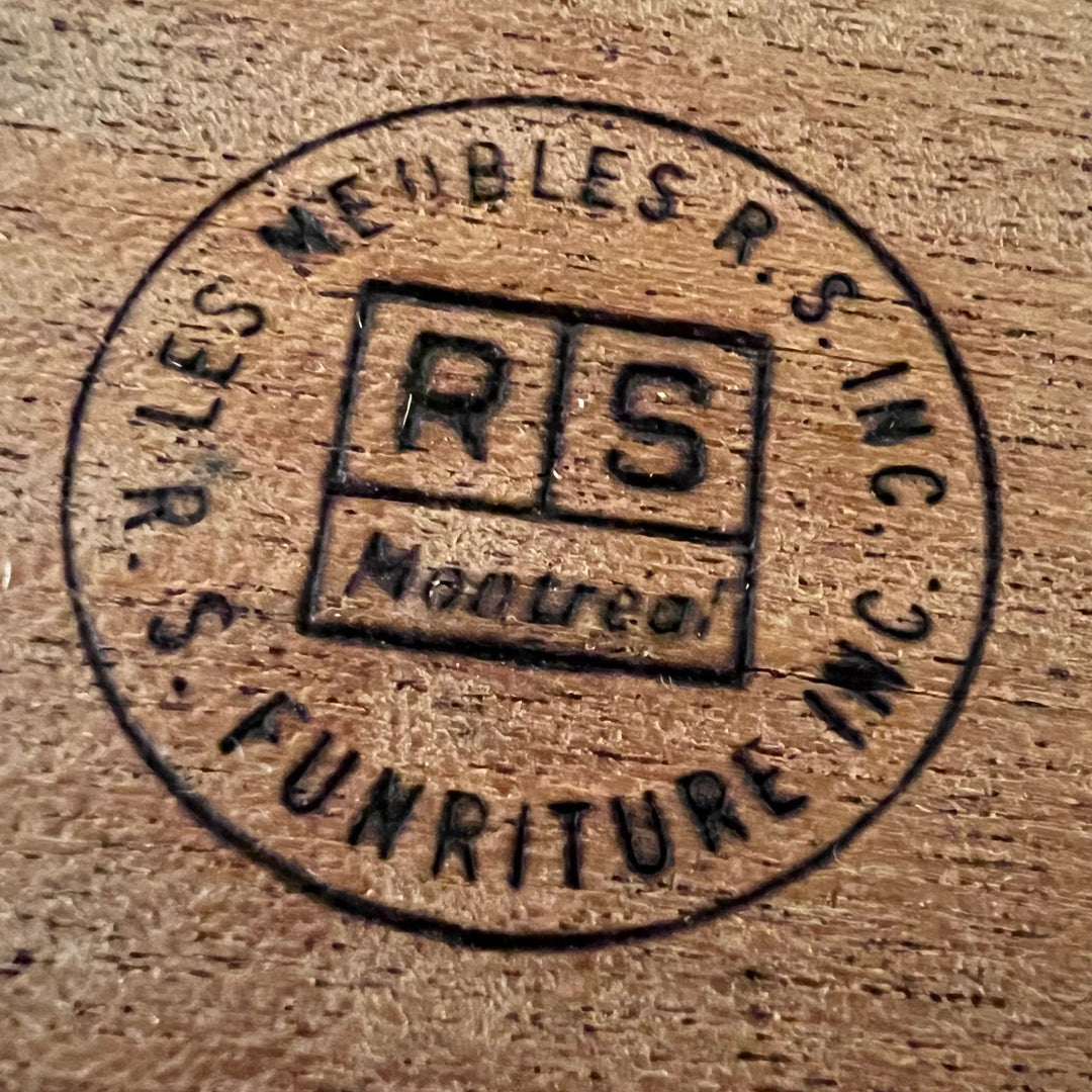 1980s R.S. Furniture Danish-Style Wood Coffee Table