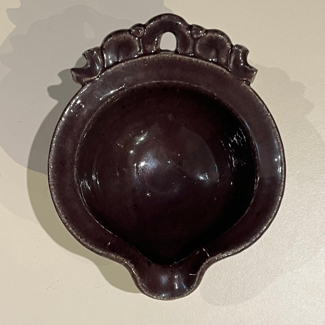 Purple Glazed Ceramic Creamer