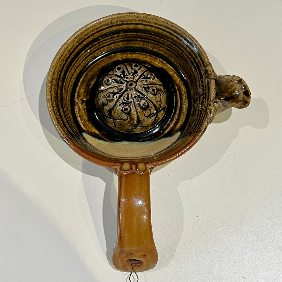 Studio Pottery Ceramic Juicer w/Handle