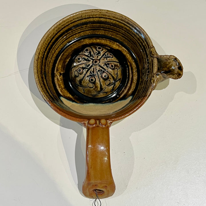 Studio Pottery Ceramic Juicer w/Handle