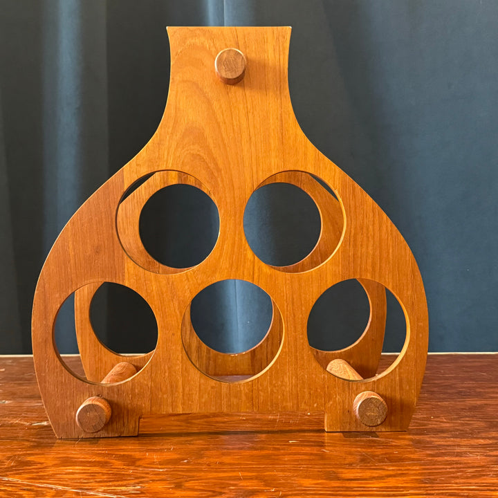 Teak Wine Rack