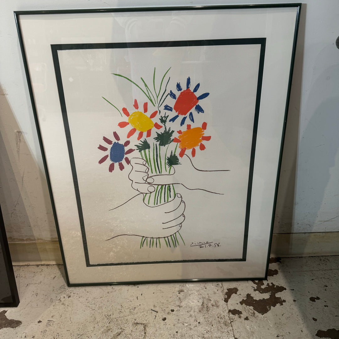 Picasso Bouquet Flower Print