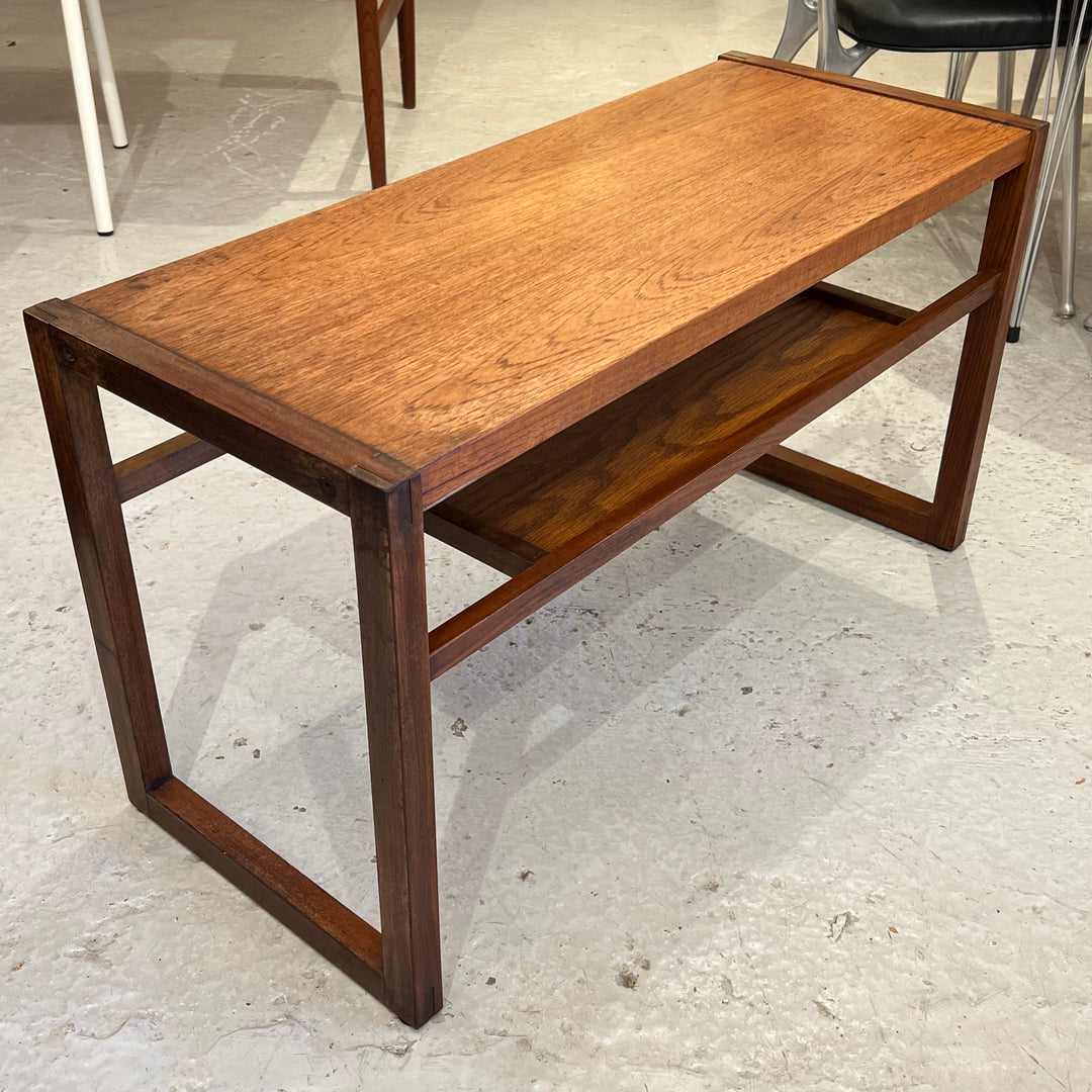 1980s R.S. Furniture Danish-Style Wood Coffee Table