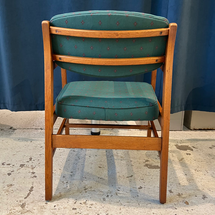 Vintage Gunlocke-style Walnut Armchair