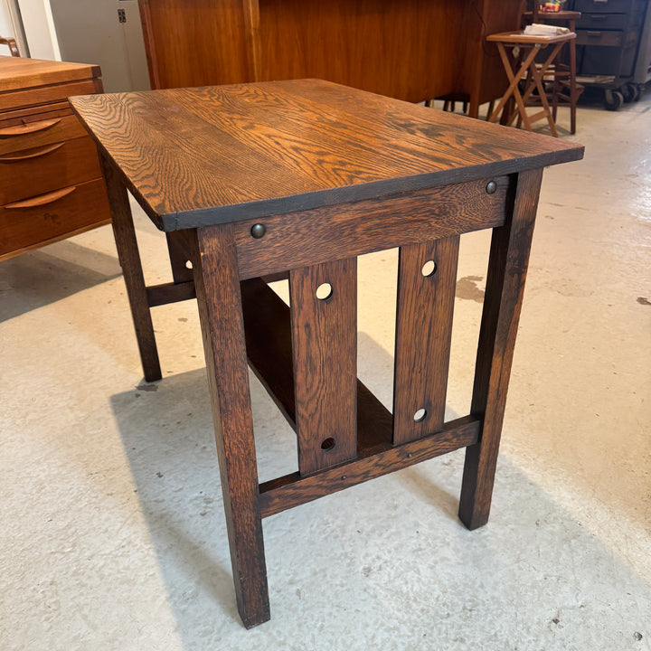 Small Mission Style Oak Table